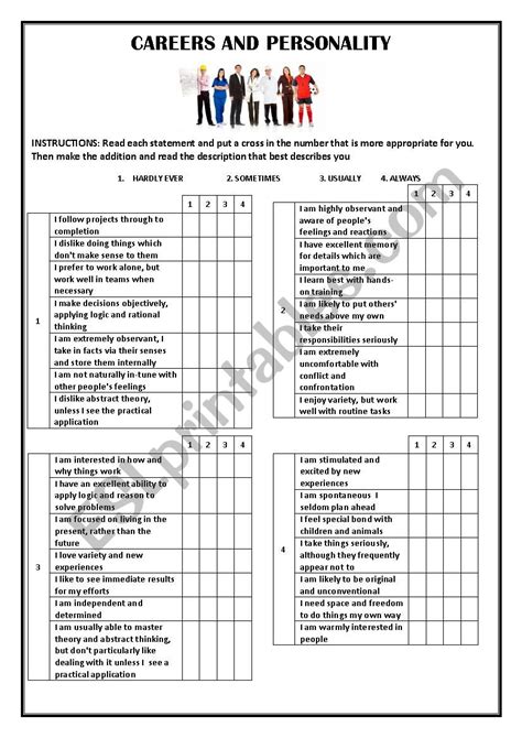 i work harder than those around me personality test|personality test for beginners.